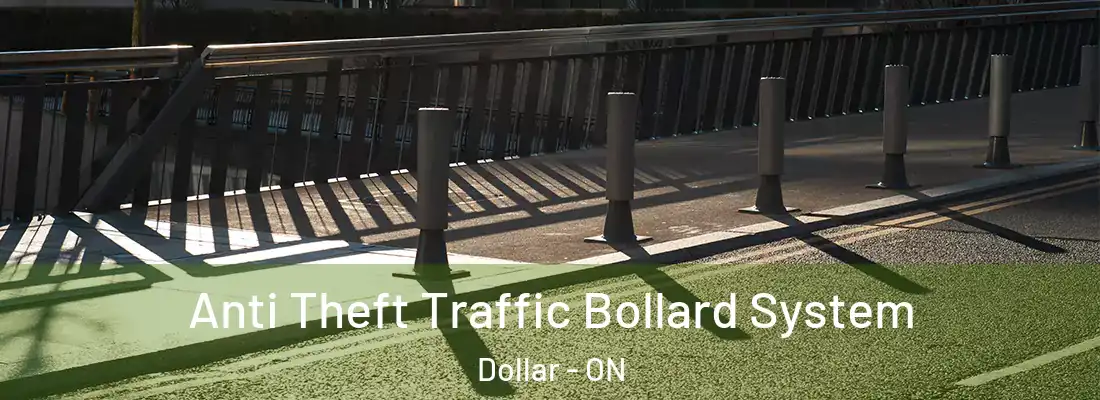  Anti Theft Traffic Bollard System Dollar - ON