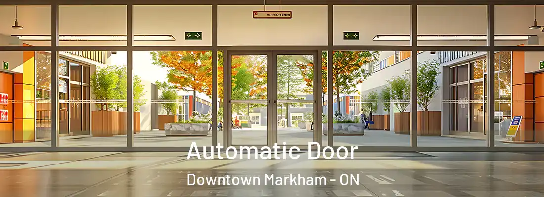  Automatic Door Downtown Markham - ON