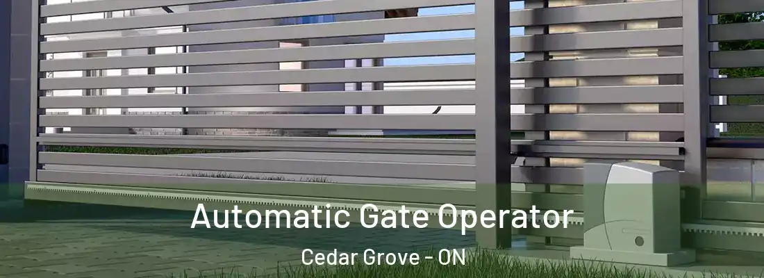  Automatic Gate Operator Cedar Grove - ON