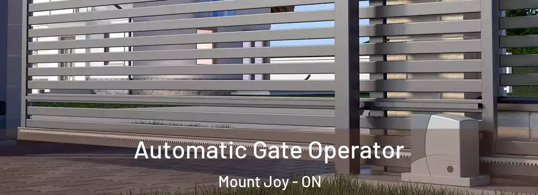  Automatic Gate Operator Mount Joy - ON