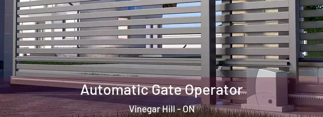  Automatic Gate Operator Vinegar Hill - ON