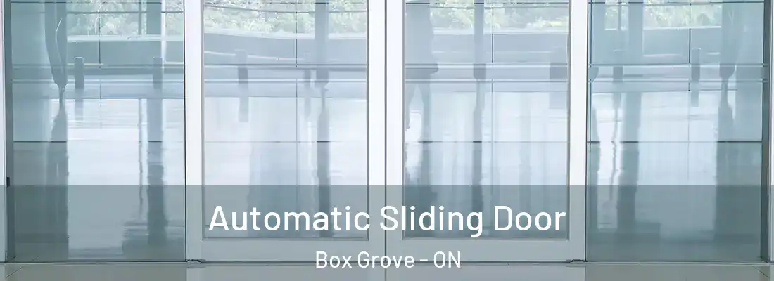  Automatic Sliding Door Box Grove - ON