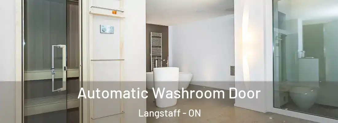  Automatic Washroom Door Langstaff - ON