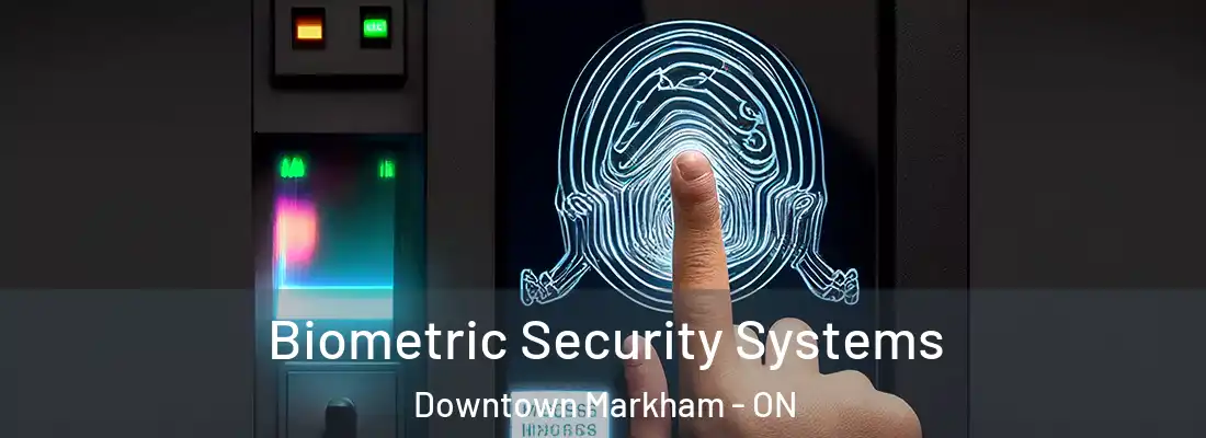  Biometric Security Systems Downtown Markham - ON