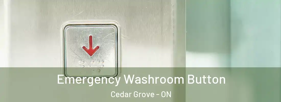  Emergency Washroom Button Cedar Grove - ON
