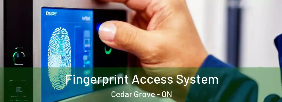  Fingerprint Access System Cedar Grove - ON