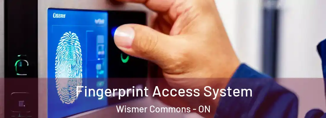  Fingerprint Access System Wismer Commons - ON