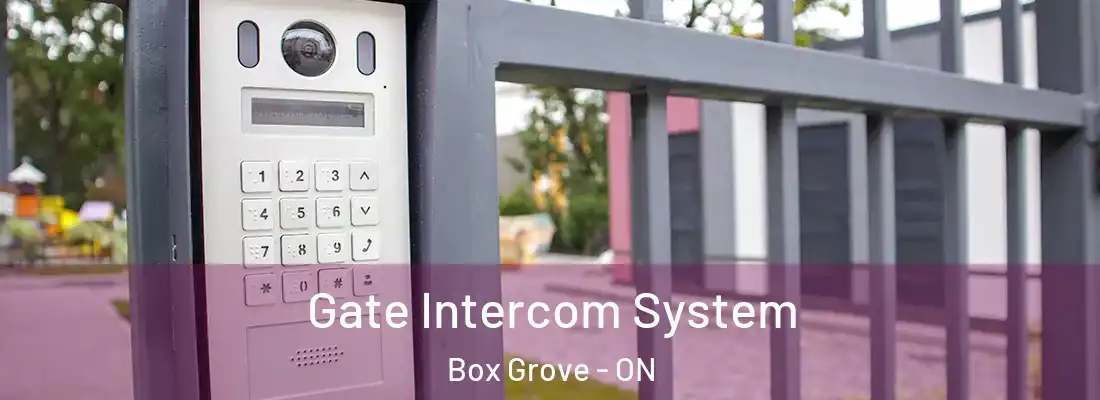  Gate Intercom System Box Grove - ON