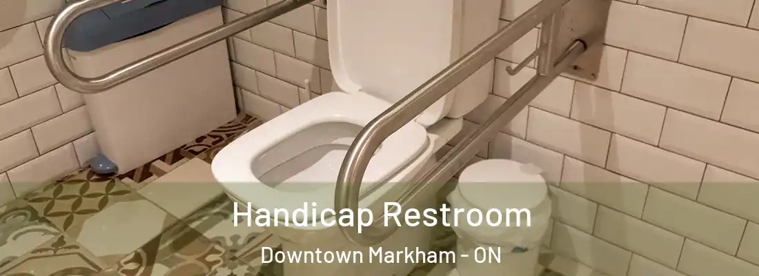  Handicap Restroom Downtown Markham - ON