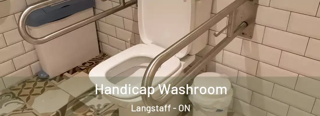 Handicap Washroom Langstaff - ON