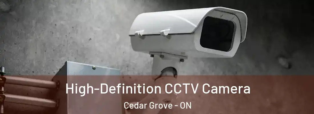  High-Definition CCTV Camera Cedar Grove - ON