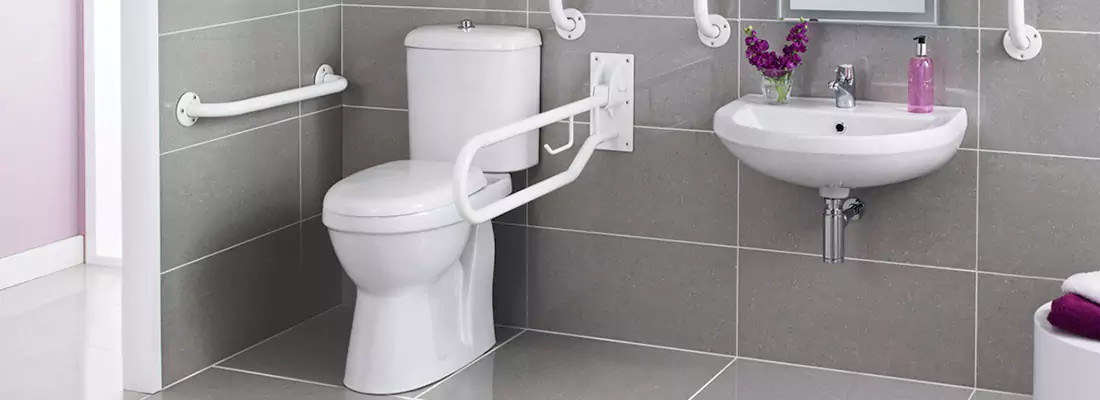 Modern Handicap Bathroom Solutions with Safety Features in Markham, ON