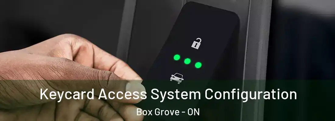  Keycard Access System Configuration Box Grove - ON