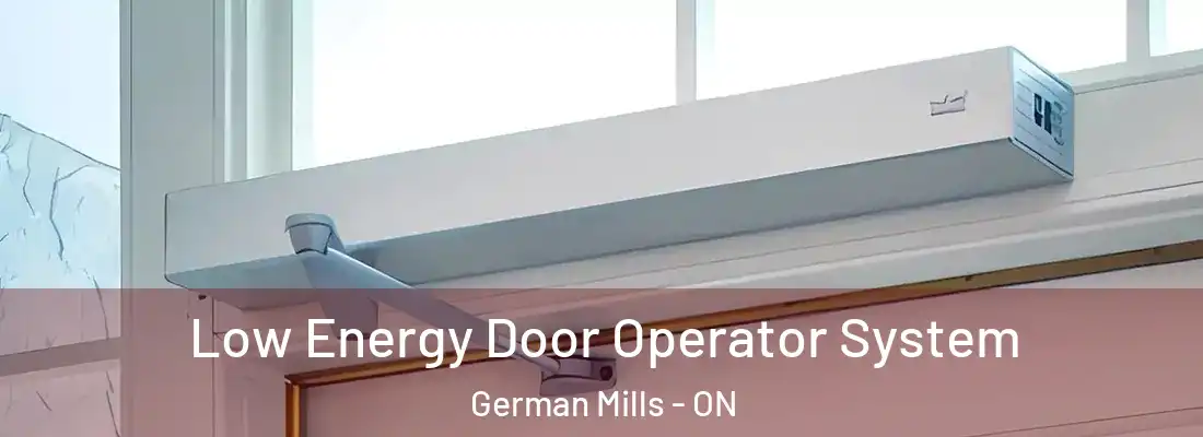  Low Energy Door Operator System German Mills - ON