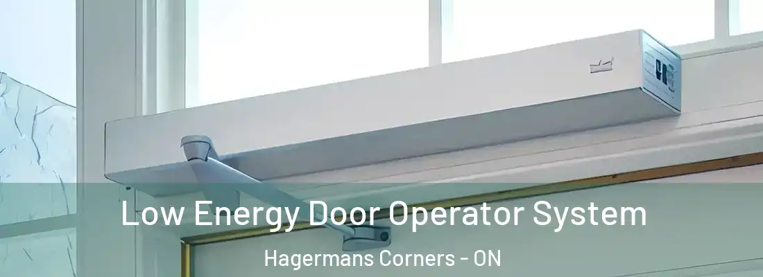  Low Energy Door Operator System Hagermans Corners - ON