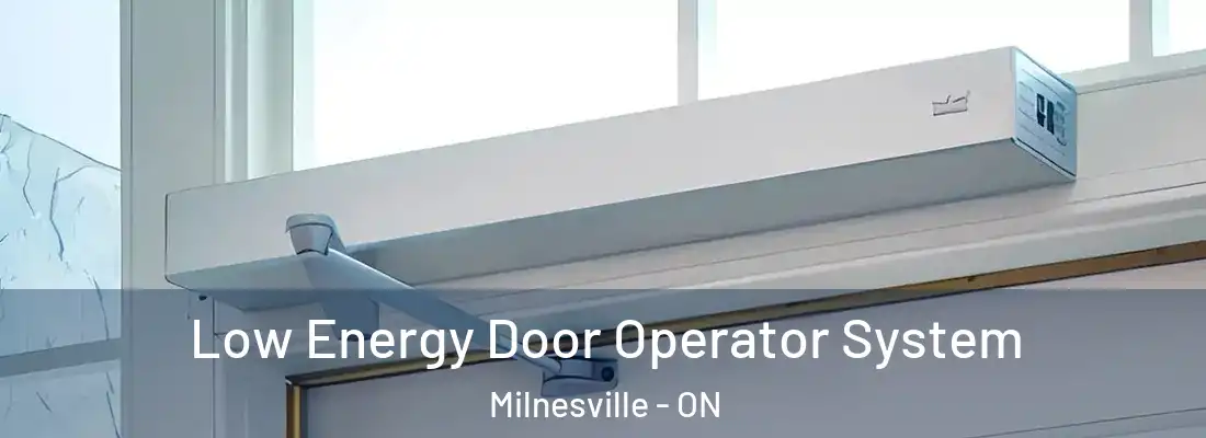  Low Energy Door Operator System Milnesville - ON