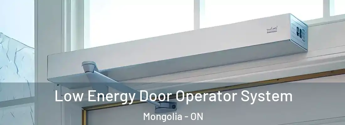  Low Energy Door Operator System Mongolia - ON
