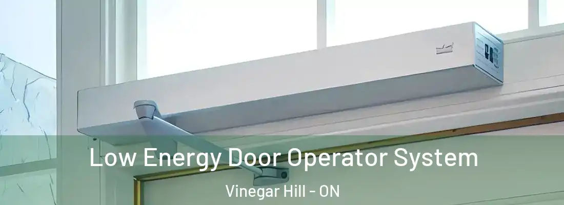  Low Energy Door Operator System Vinegar Hill - ON