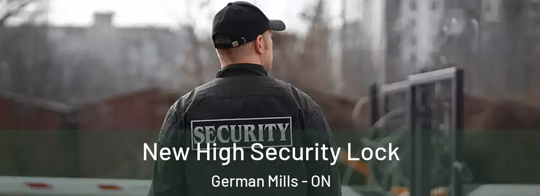  New High Security Lock German Mills - ON