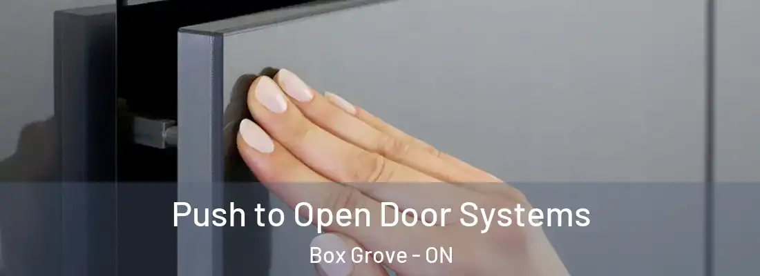  Push to Open Door Systems Box Grove - ON