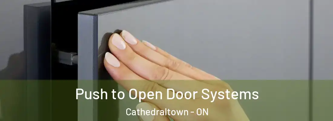  Push to Open Door Systems Cathedraltown - ON