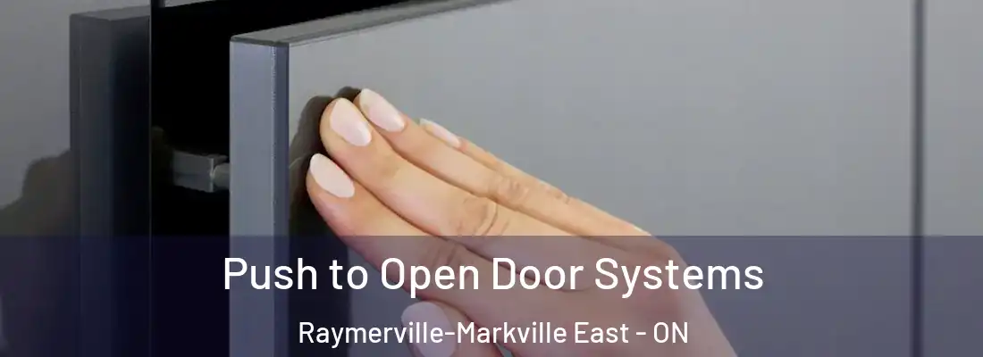  Push to Open Door Systems Raymerville-Markville East - ON