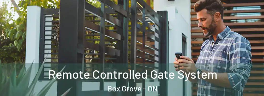  Remote Controlled Gate System Box Grove - ON