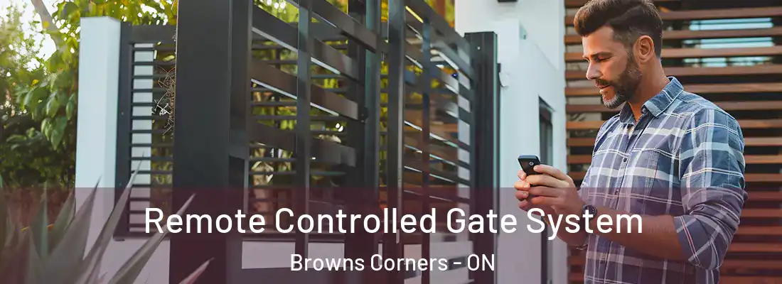  Remote Controlled Gate System Browns Corners - ON