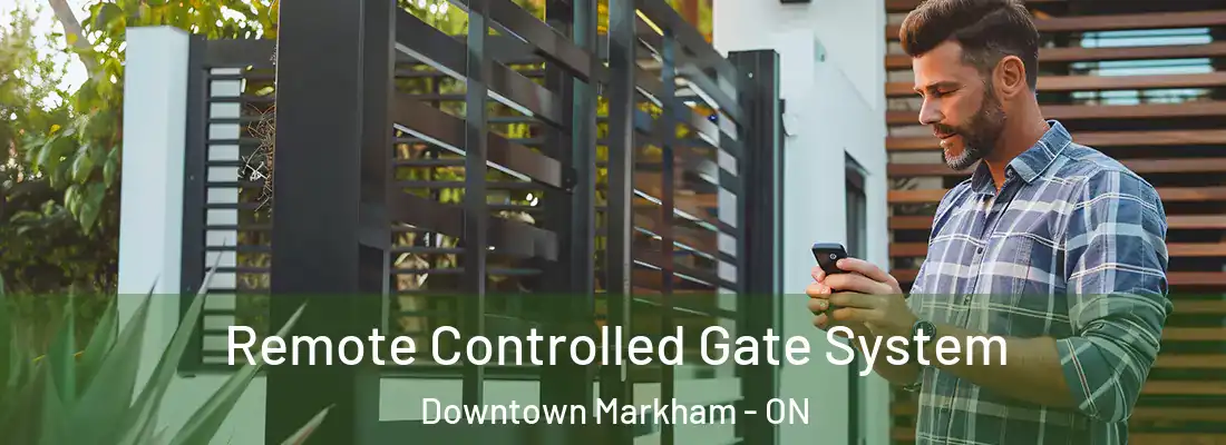  Remote Controlled Gate System Downtown Markham - ON