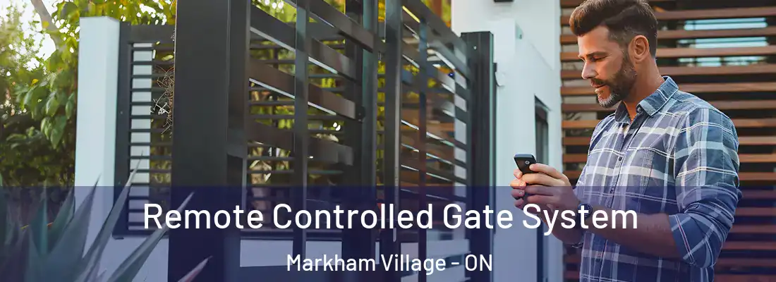  Remote Controlled Gate System Markham Village - ON