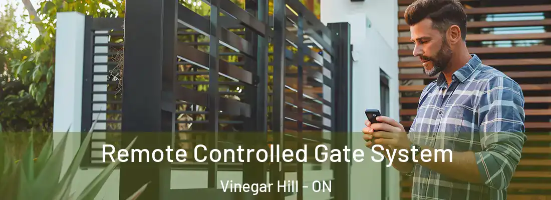  Remote Controlled Gate System Vinegar Hill - ON