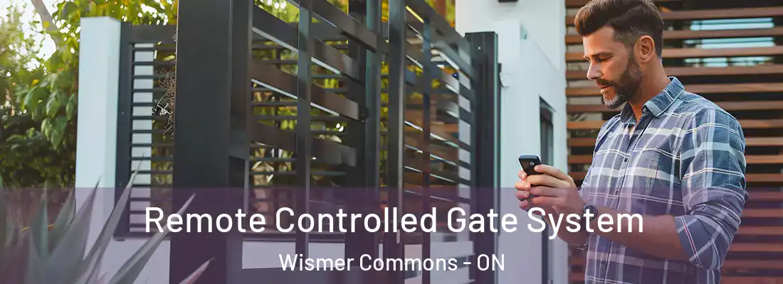  Remote Controlled Gate System Wismer Commons - ON