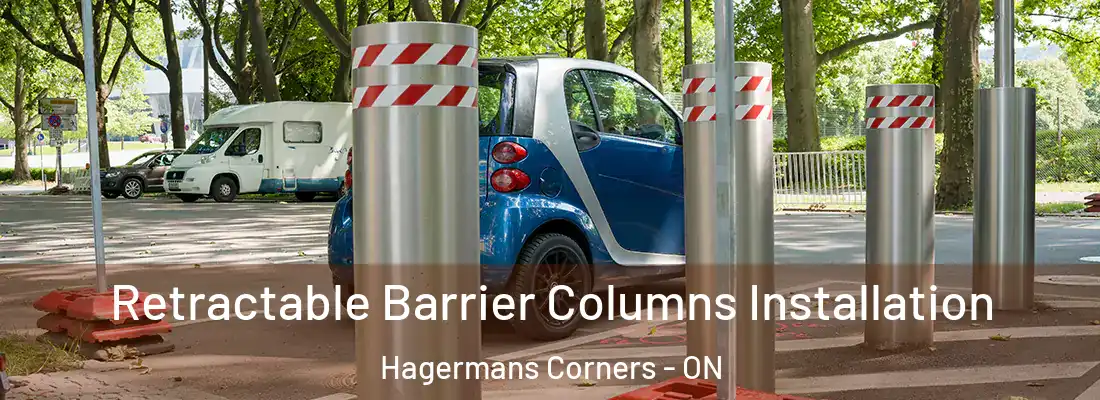  Retractable Barrier Columns Installation Hagermans Corners - ON