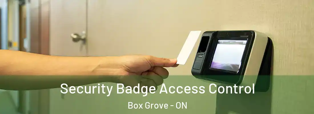  Security Badge Access Control Box Grove - ON