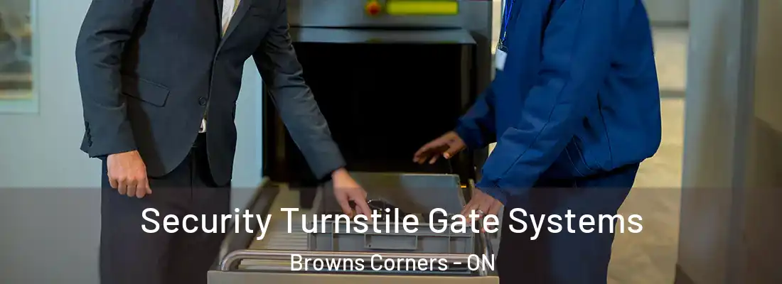  Security Turnstile Gate Systems Browns Corners - ON