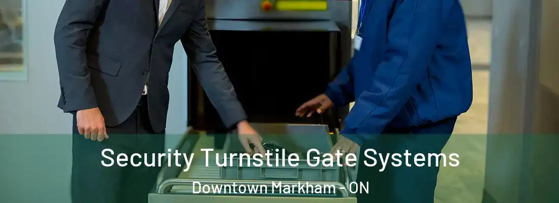  Security Turnstile Gate Systems Downtown Markham - ON