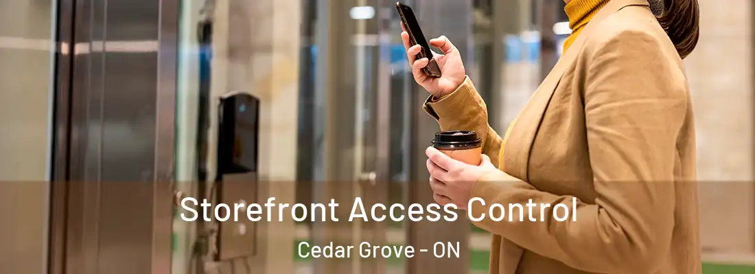  Storefront Access Control Cedar Grove - ON