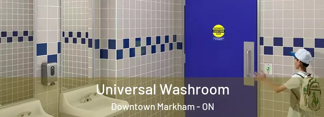  Universal Washroom Downtown Markham - ON