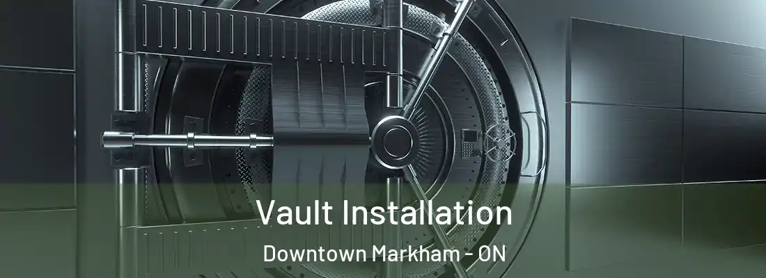  Vault Installation Downtown Markham - ON