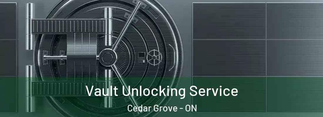  Vault Unlocking Service Cedar Grove - ON