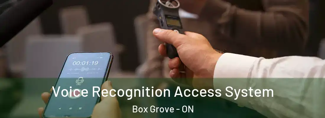  Voice Recognition Access System Box Grove - ON